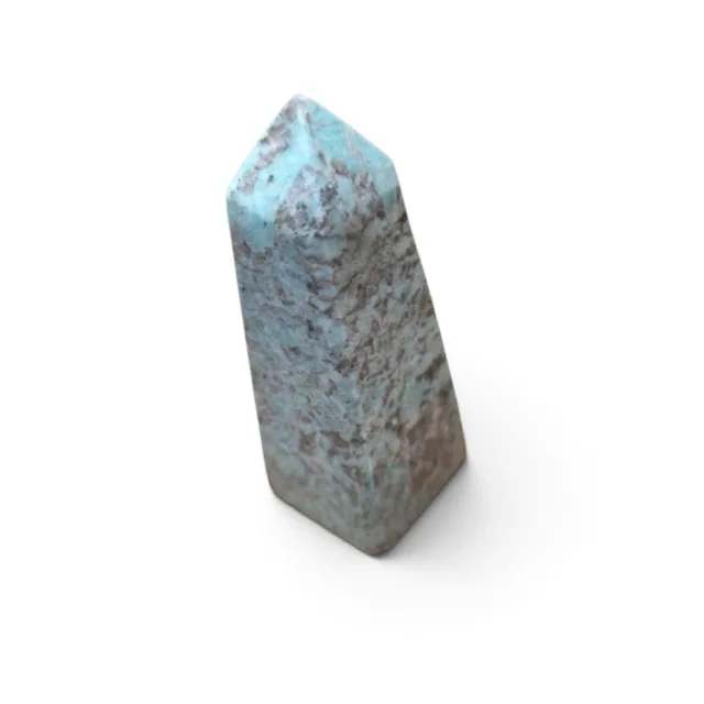 Blue Smithsonite tower, 85-90mm