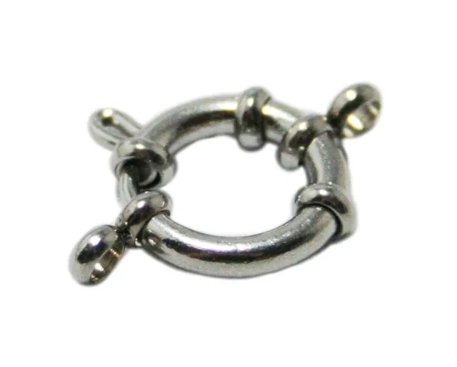 Stainless steel signoretti clasp, 18mm