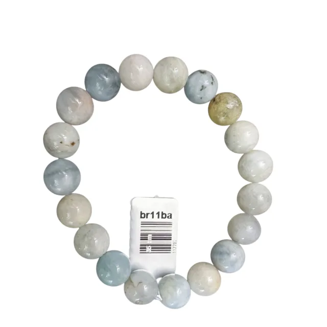 Aquamarine bracelet 10mm
